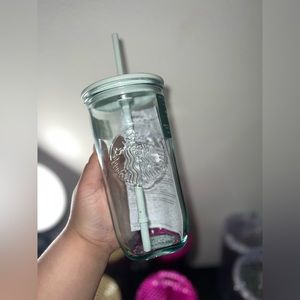 STARBUCKS GLASS TUMBLER
